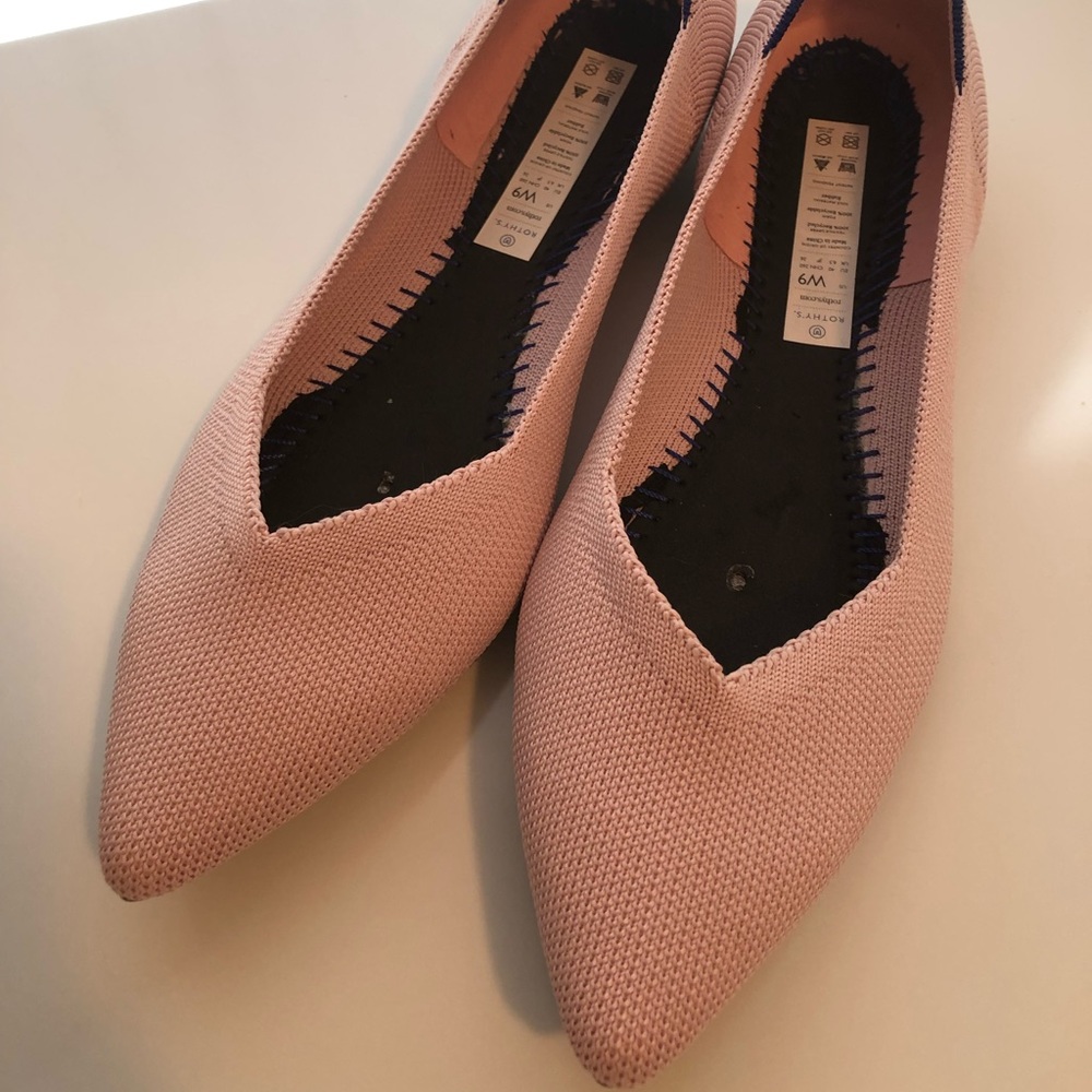 Rothy’s Shoes The Point Blush Pink Size 9